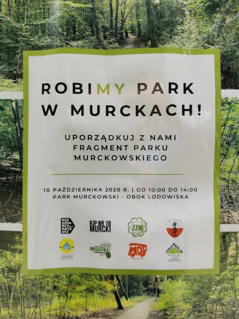 Skrzyknęli się w mediach społecznościowych by podjąć działania mające na celu uporządkowania terenu parku Murckowskiego.