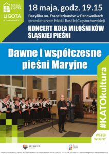 Koncert Koła Miłośników Śląskiej Pieśni pt. „Dawne i współczesne pieśni Maryjne”