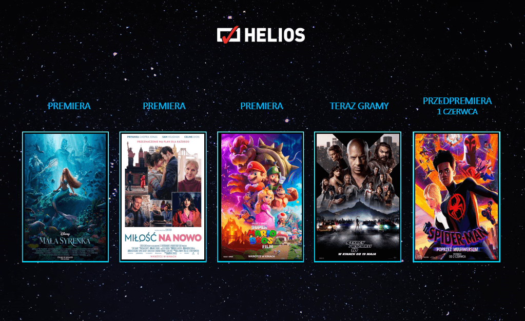 Filmowe nowości zawładną kinami Helios