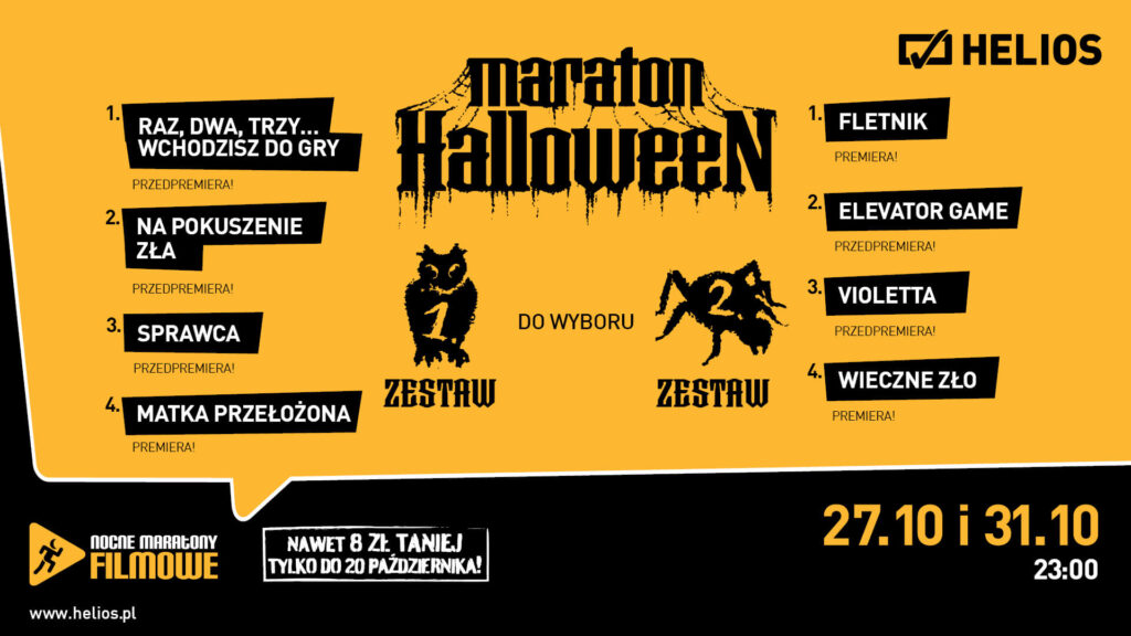 Maraton Halloween w kinie Helios