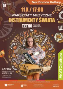 LIGOTA VINYL DAY. Instrumenty świata – warsztaty muzyczne T.ETNO, czyli Tomasza Drozdka [Noc Domów Kultury 2024]